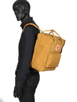 Rugzak Knken 1 Compartiment + Pc15" Fjallraven Geel kanken 27172-vue-porte